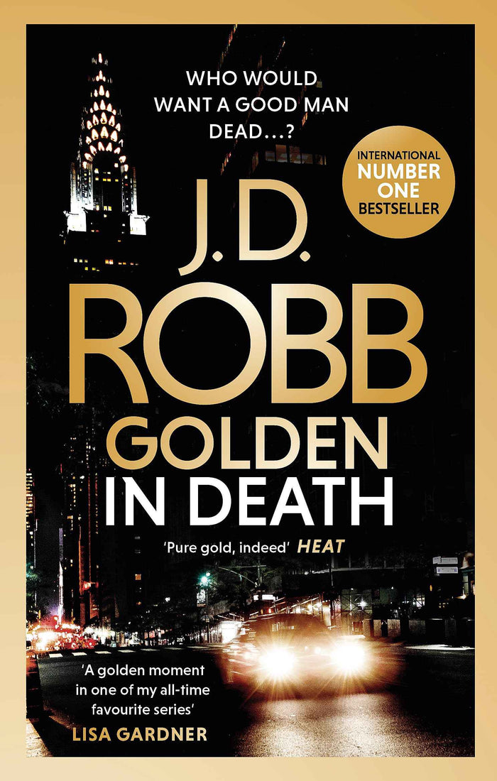 Front cover of the book 'Golden In Death: An Eve Dallas thriller (Book 50)' by J D Robb.