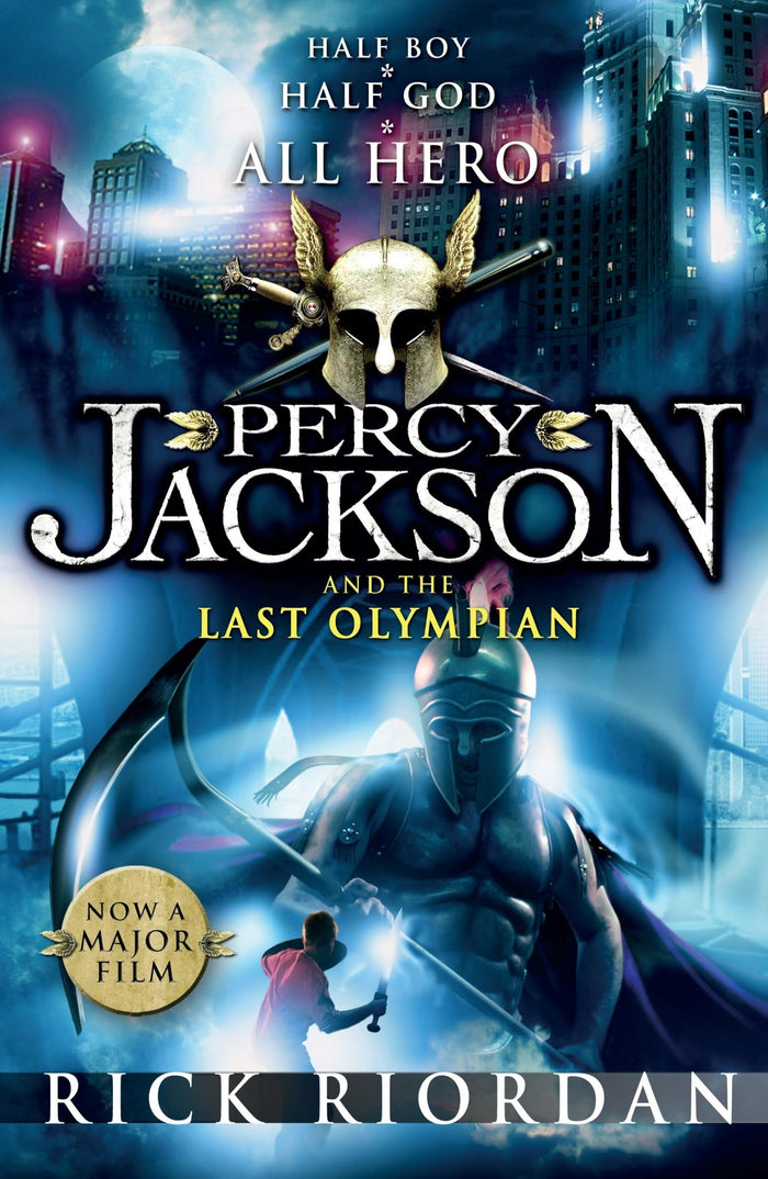 Percy jackson and the last olympian by Rick Riordan - Paperback cover