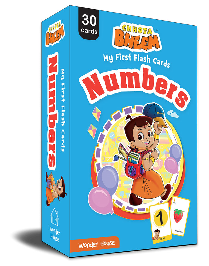 Chhota Bheem - Numbers : My First Flash Cards by Wonder House Books - Paperback cover