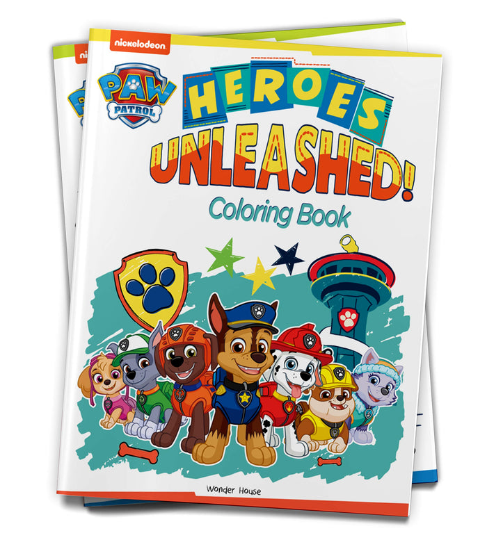 Heroes Unleashed: Paw Patrol Coloring Book For Kids by Wonder House Books - Paperback cover