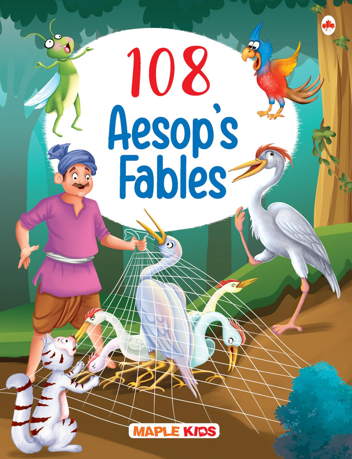Story Book for Kids - 108 Aesop's Fables (Illustrated) by Aesop - Paperback cover