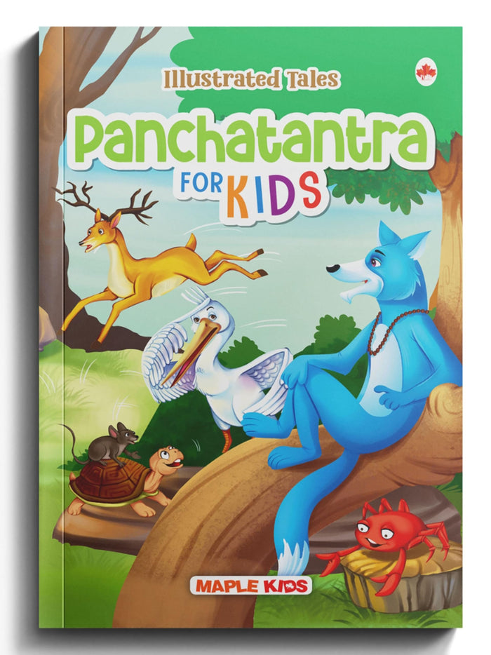 Panchatantra Stories (Illustrated) - Story Book for Kids by Maple Press - Hardcover cover