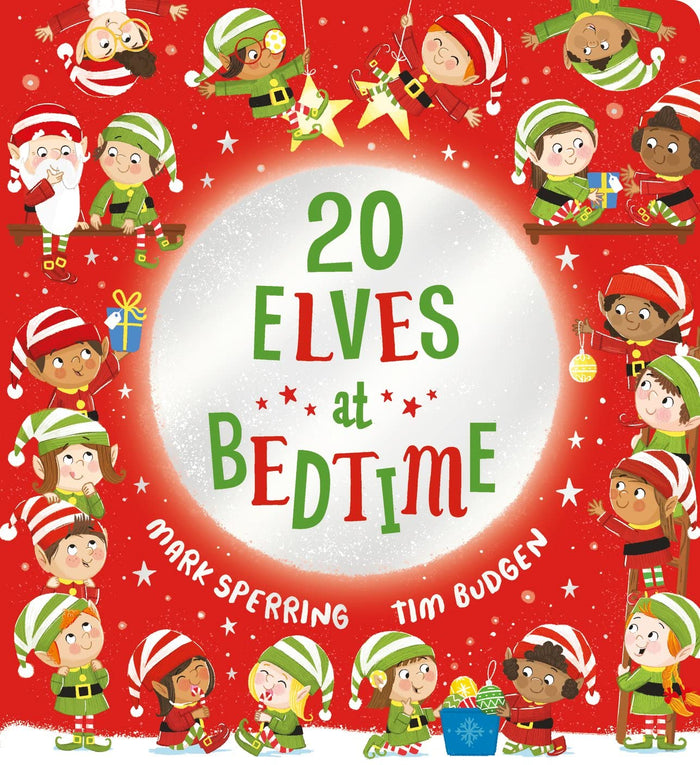 Twenty Elves at Bedtime (CBB) by Mark Sperring - Board Book cover