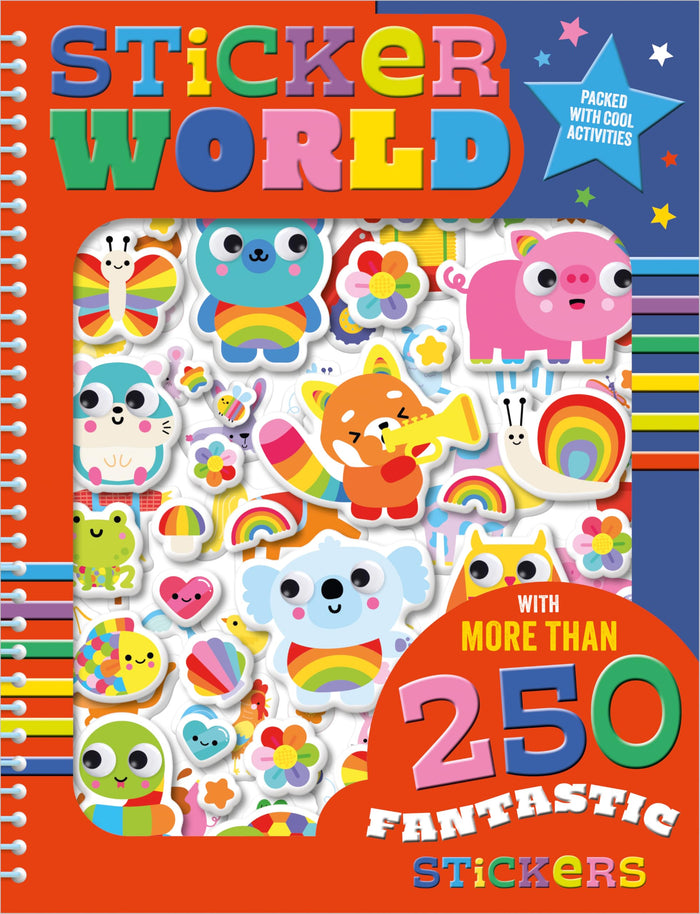 Sticker World by Amber Oliver and Sophie Collingwood - Spiral-bound cover