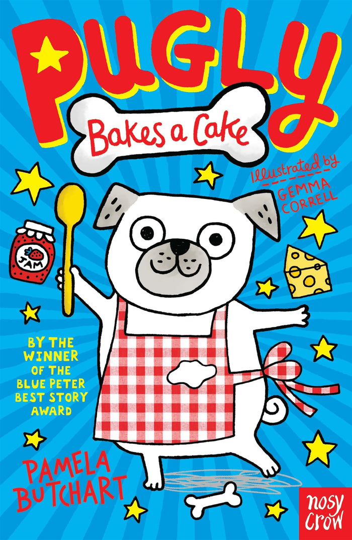 Pugs Pugley Bakes A Cake by Pamela Butchart - Paperback cover