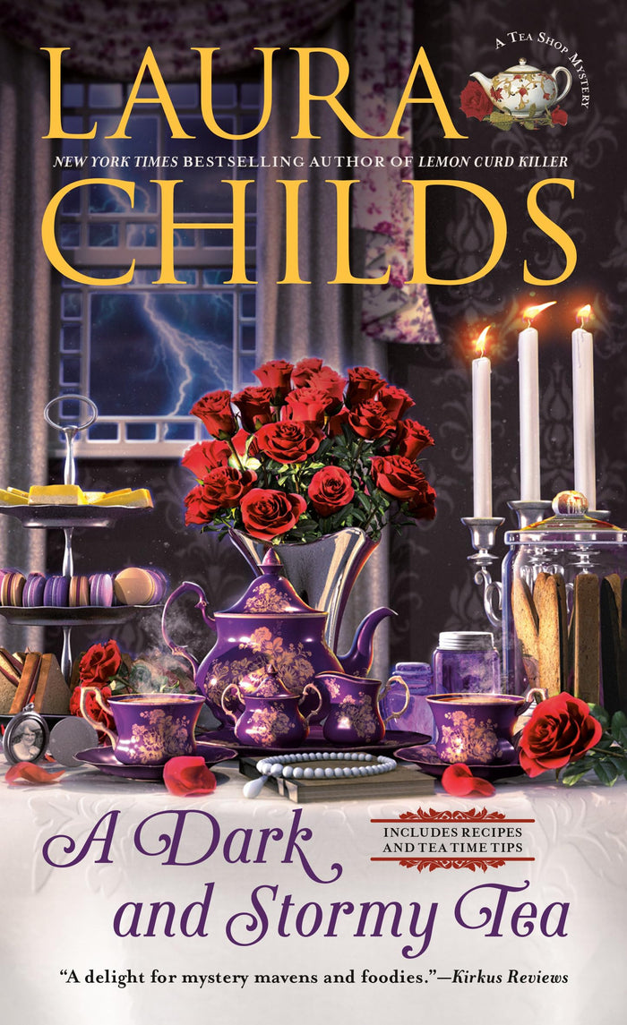 A Dark and Stormy Tea (A Tea Shop Mystery) by Laura Childs - Mass Market Paperback cover