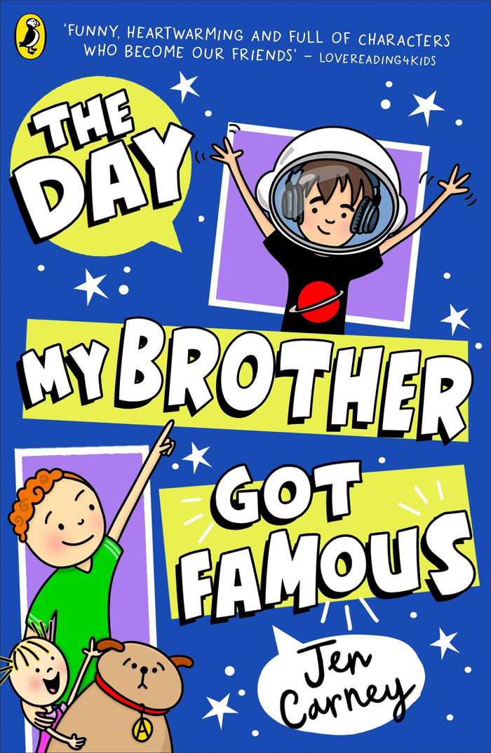 The Day My Brother Got Famous by Jen Carney - Paperback cover