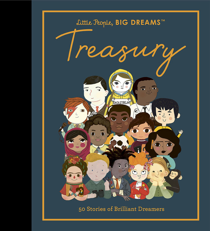 Little People, BIG DREAMS: Treasury: 50 Stories from Brilliant Dreamers by Mª Isabel Sánchez Vegara - Hardcover cover