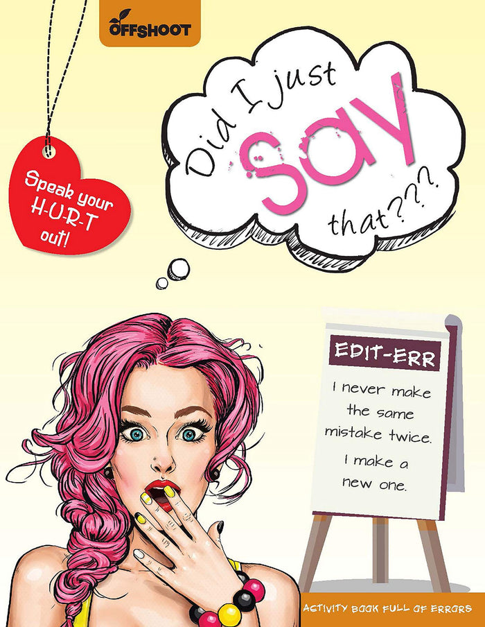 Did I Just Say That: Activity book full of errors (Edit-err) - Paperback cover