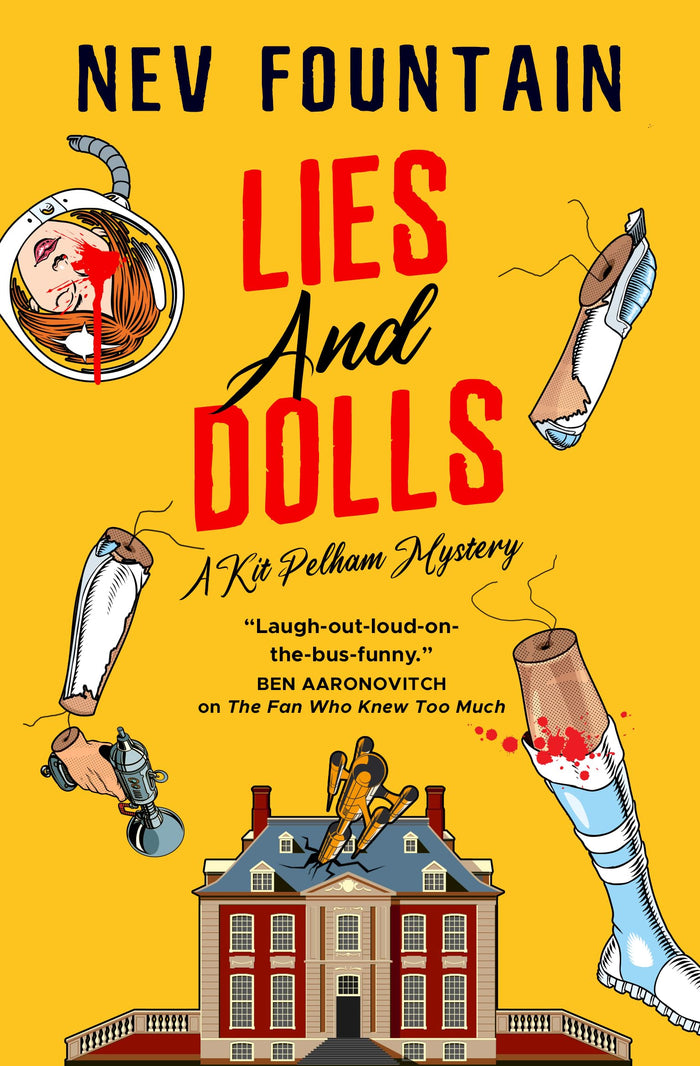Lies and Dolls: The Kit Pelham mysteries by Nev Fountain - Paperback cover