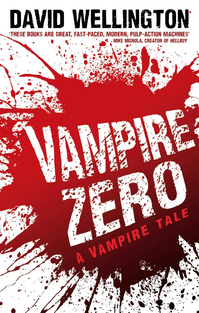 Front cover of the book 'Vampire Zero' by Wellington David.