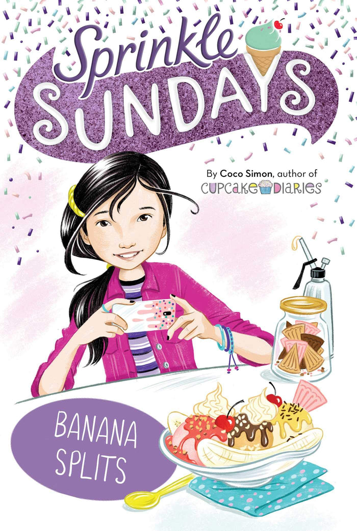 Banana Splits (Sprinkle Sundays) by Coco Simon - Paperback cover