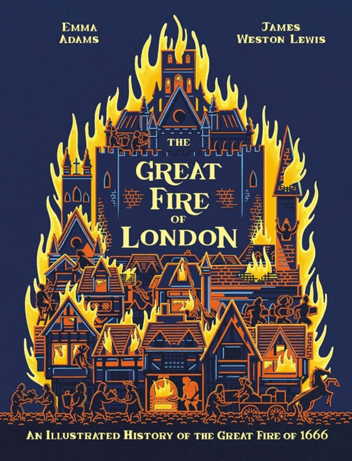 The Great Fire of London 350th Anniversary by Emma Adams - Hardcover cover