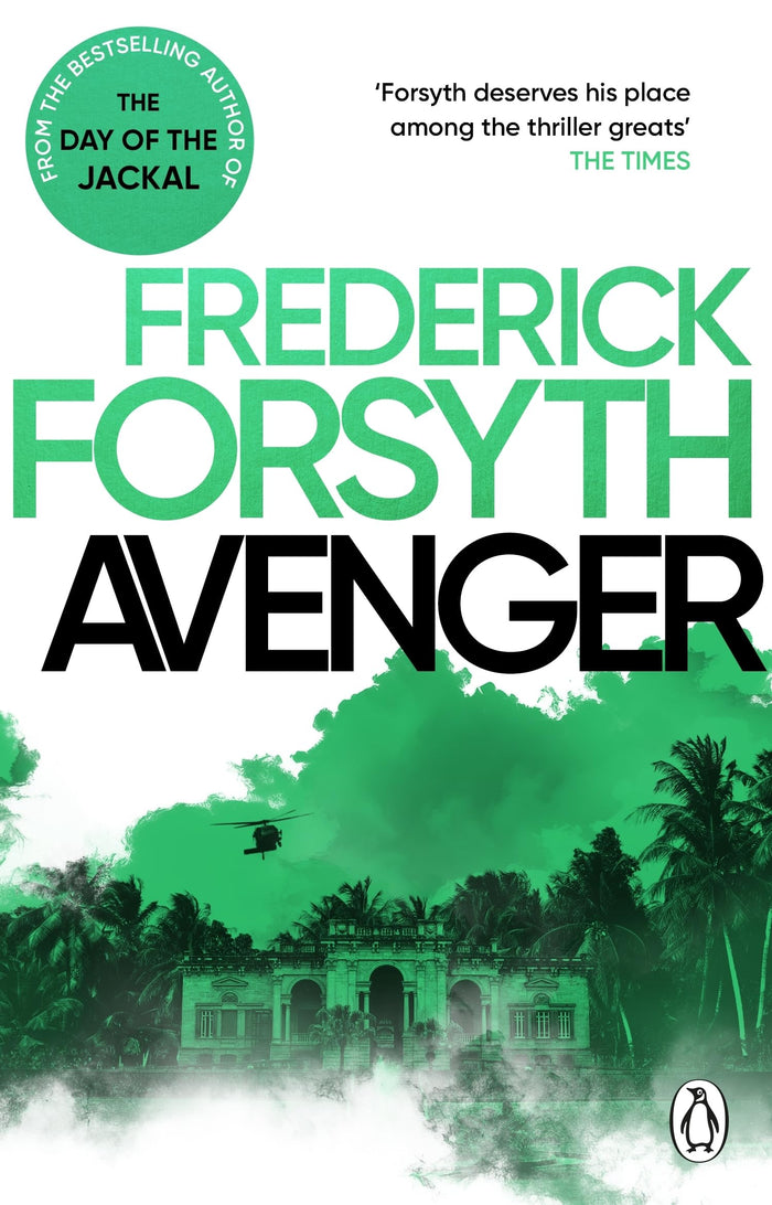 Penguin (Transworld) Avenger. by Frederick Forsyth - Paperback cover