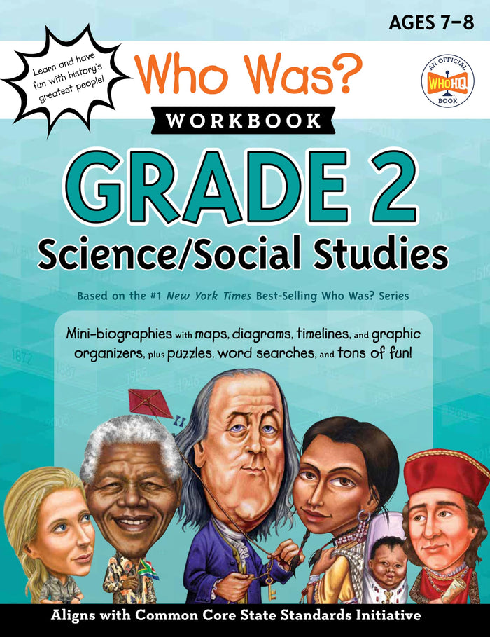 Who Was? Workbook: Grade 2 Science/Social Studies by Who HQ - Paperback cover