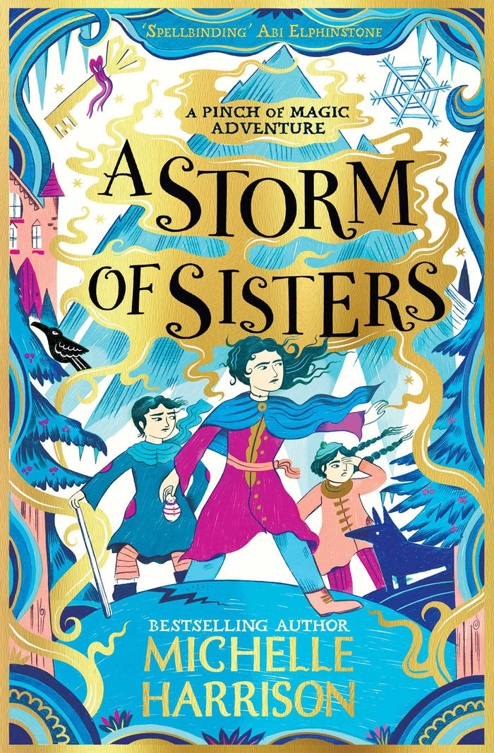 A Storm of Sisters: Bring the magic home with the Pinch of Magic Adventures (A Pinch of Magic Adventure) by Michelle Harrison - Paperback cover