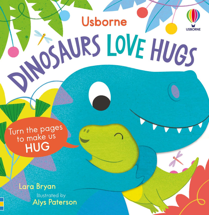 Dinosaurs Love Hugs by Lara Bryan - Board Book cover