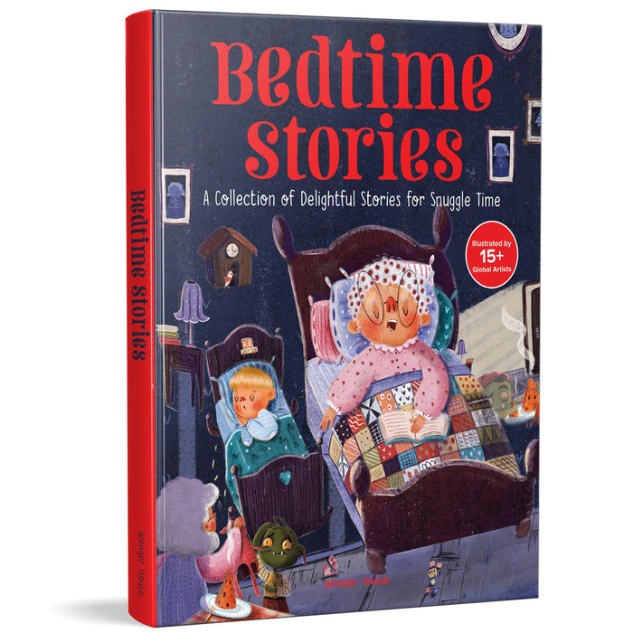 Bedtime Stories: A Collection of Delightful Stories for Snuggle Time by Wonder House Books - Hardcover cover