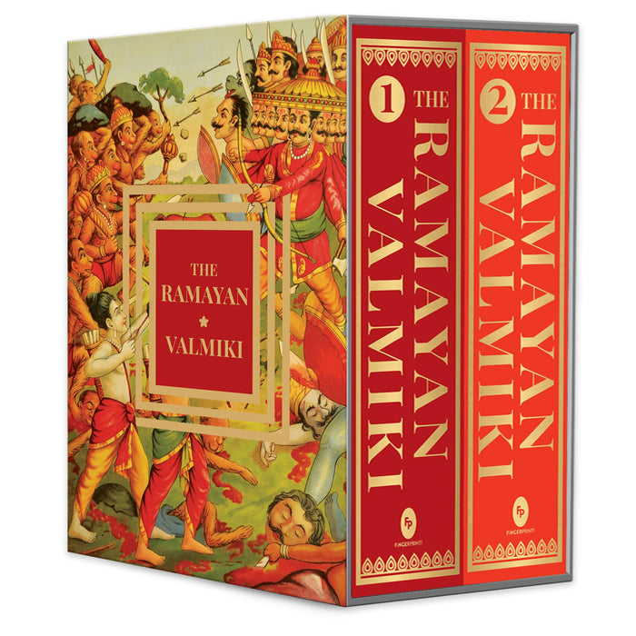 Ramayan of Valmiki: Volume 1 & 2 (Deluxe Hardbound Edition) Boxed Set, The by Valmiki - Paperback cover