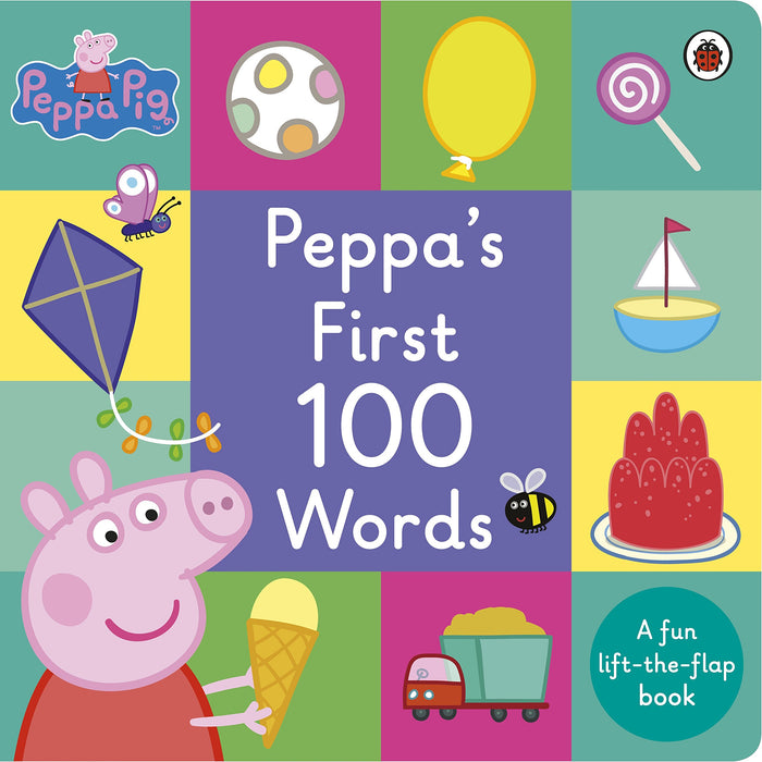 Peppa Pig Peppas First 100 Words - Board Book cover