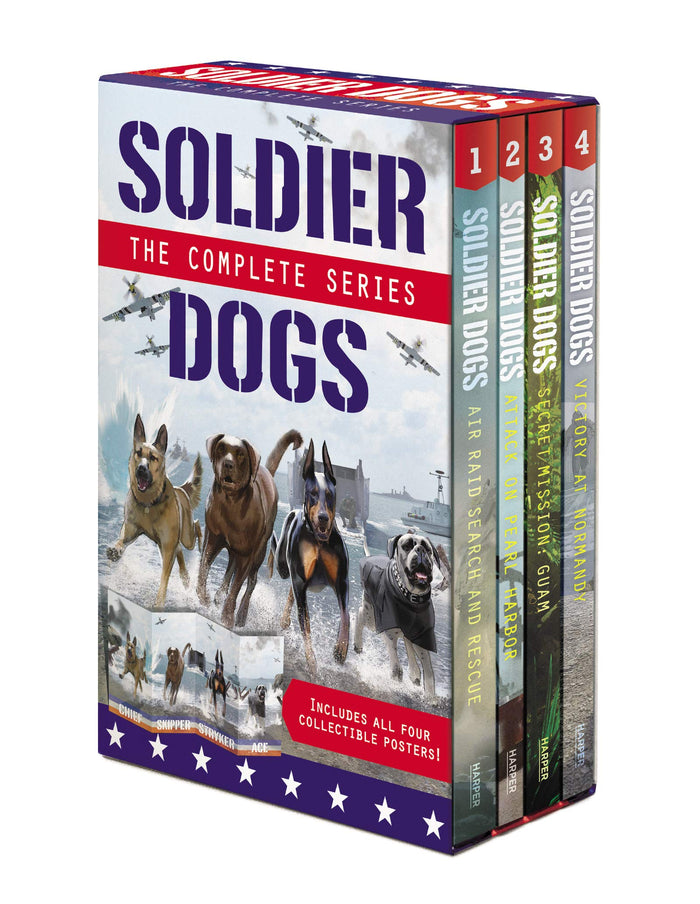 Soldier Dogs 4-Book Box Set: Books 1-4 by Marcus Sutter - Paperback cover
