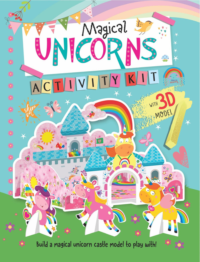 Magical Unicorns: Activity Kit (Build It Kit) by Booktopus - Board Book cover
