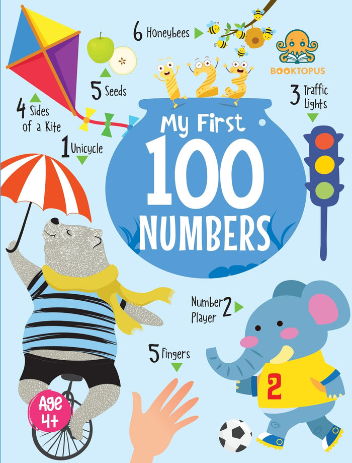 My First 100 Numbers Mini Board Book (My First Mini Board Book) by Booktopus - Board Book cover