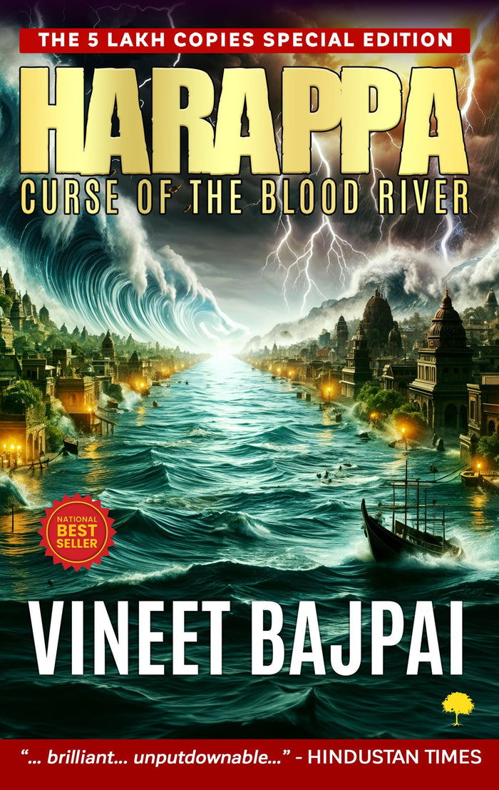 Harappa - Curse of the Blood River by Vineet Bajpai - Paperback cover