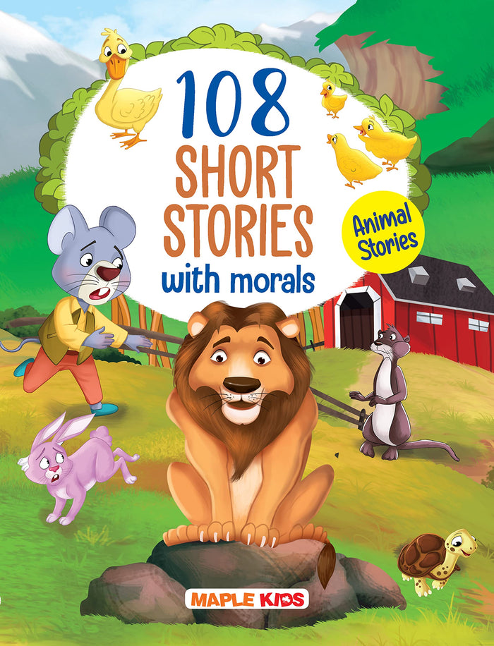 108 Animal Stories (Illustrated) by Maple Press - Paperback cover