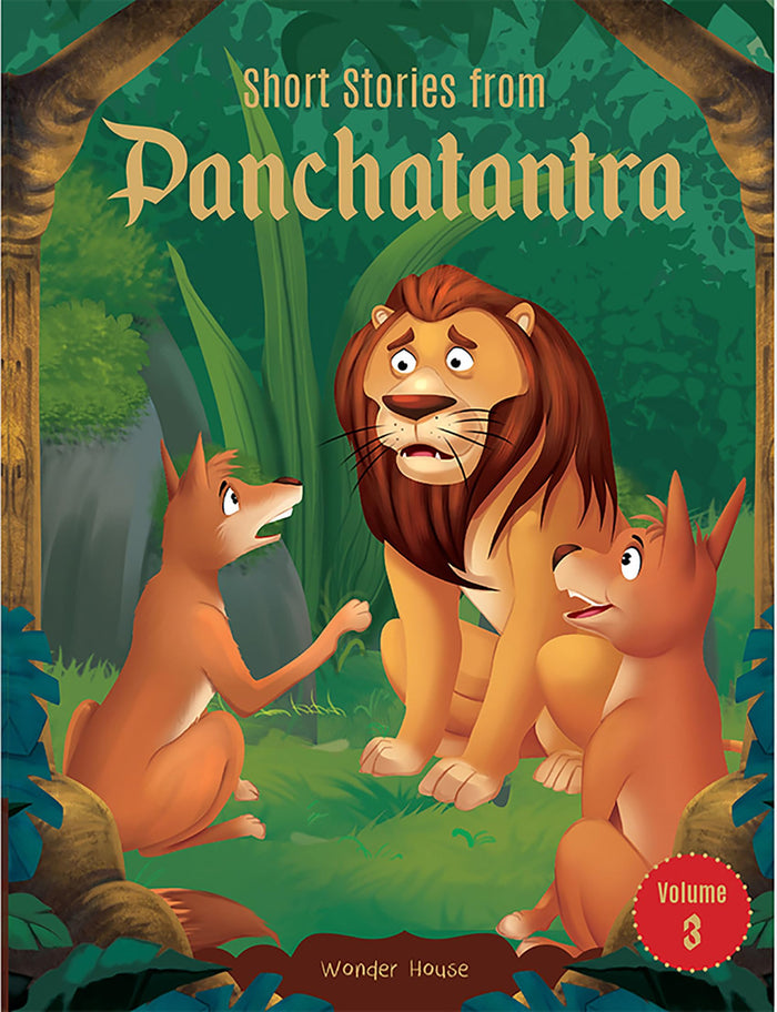 Short Stories From Panchatantra - Collection of 10 Books: Abridged Illustrated Stories For Children (With Morals) (Classic Tales from India) by Wonder House Books - Paperback cover