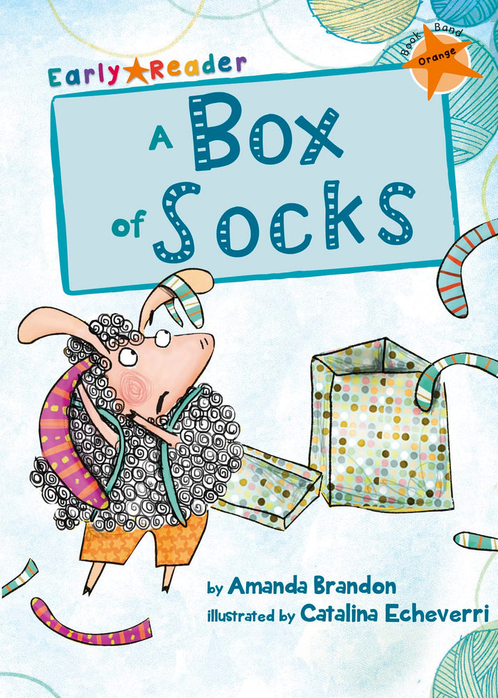 Front cover of the book 'A Box of Socks (Early Reader)' by Amanda Brandon.