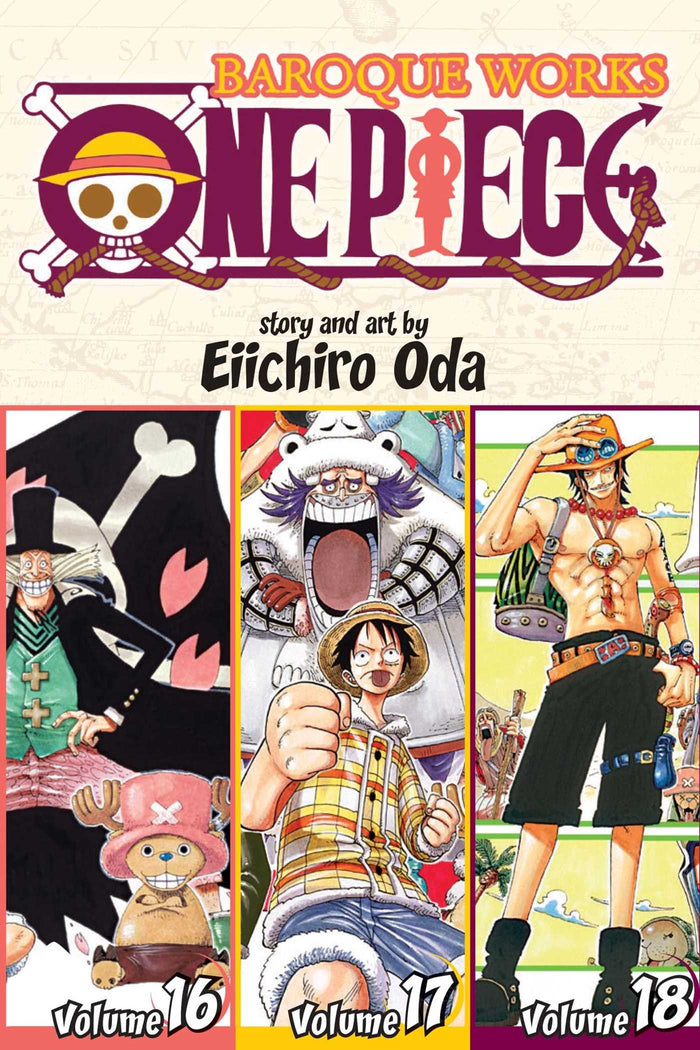 One Piece: Baroque Works 16-17-18 by Eiichiro Oda - Paperback cover