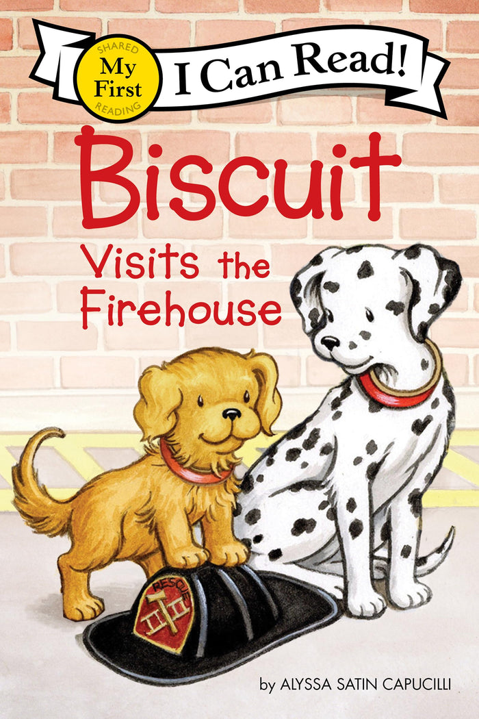Biscuit Visits the Firehouse: A Beloved I Can Read about a Curious Puppy's Firehouse Adventure for Kids (Ages 4-8) (My First I Can Read) by Alyssa Satin Capucilli - Paperback cover