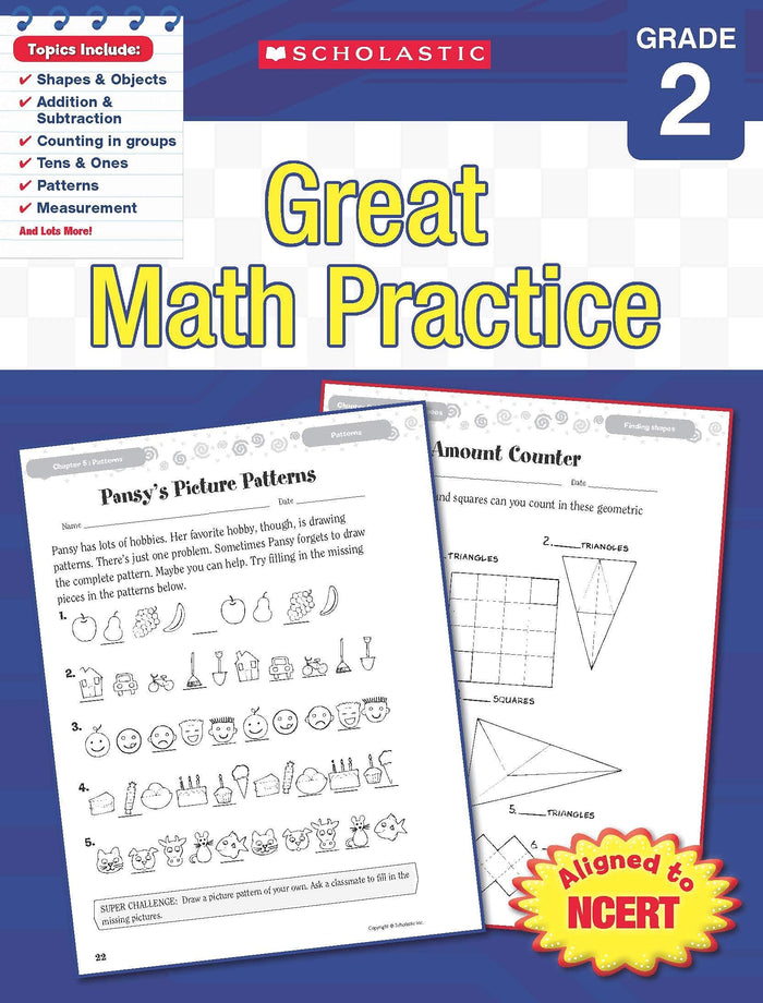 Great Math Practice Grade 2 by Scholastic India - Paperback cover