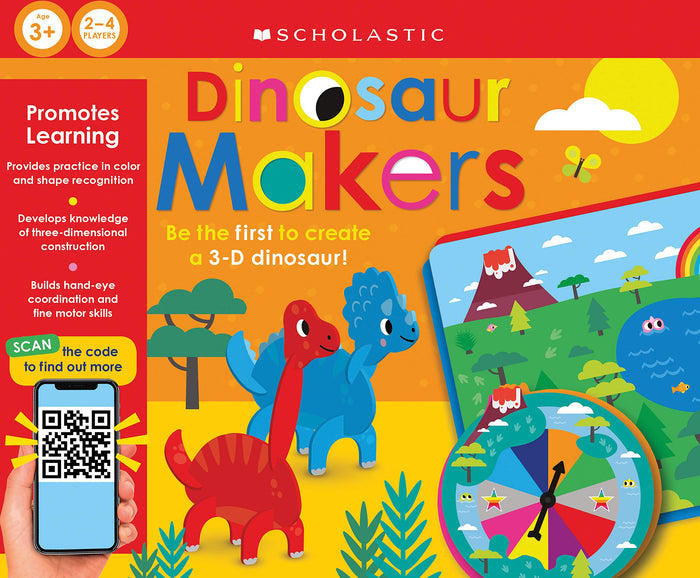 Cartwheel Dinosaur Makers: Scholastic Early Learners (Learning Game) by Scholastic - Hard Back cover