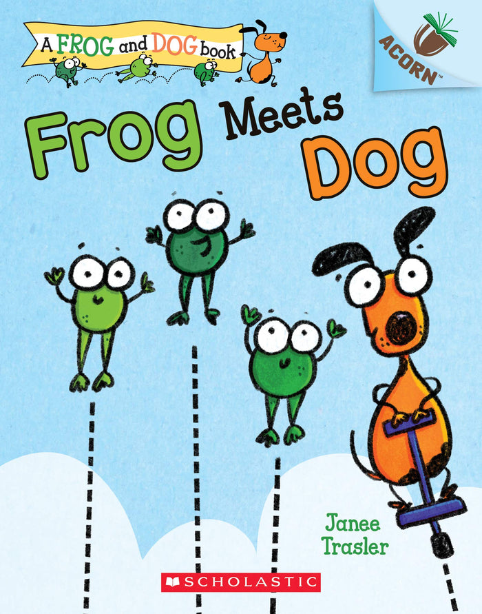 Frog Meets Dog: An Acorn Book by Janee Trasler - Paperback cover