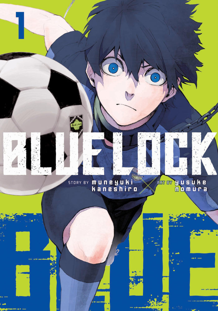 Blue Lock 1 by Muneyuki Kaneshiro - Paperback cover