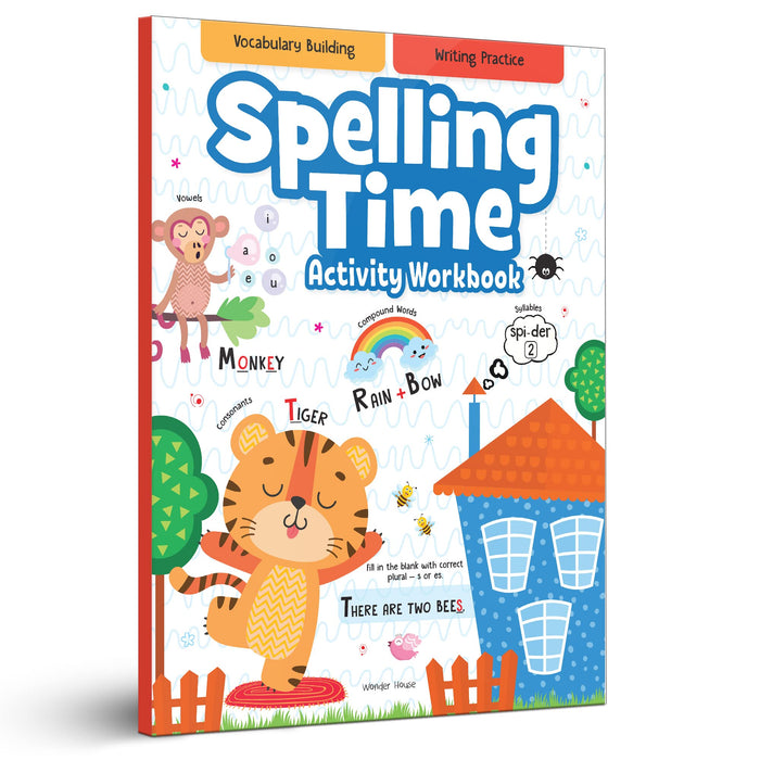 Spelling Time - Activity Workbook by Wonder House Books - Paperback cover