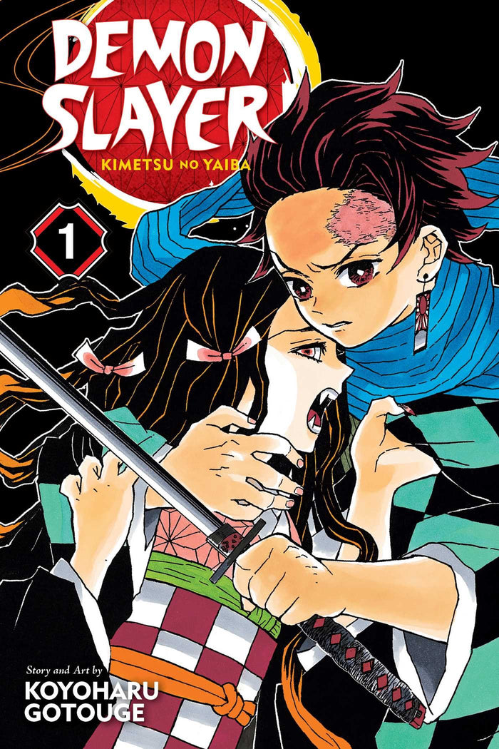Demon Slayer: Kimetsu no Yaiba, Vol. 1 by Koyoharu Gotouge - Paperback cover