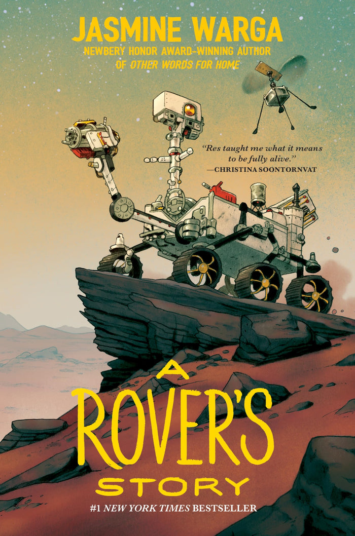 A Rover's Story: Meet Resilience, a Mars rover developing human emotions―an emotional survival journey with drone Fly, for readers 8-12 by Jasmine Warga - Hardcover cover