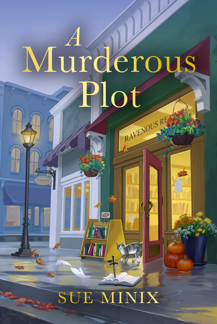 A Murderous Plot: Unravel the secrets of this cosy bookish mystery novel, new for 2024! (The Bookstore Mystery Series) by Sue Minix - Paperback cover