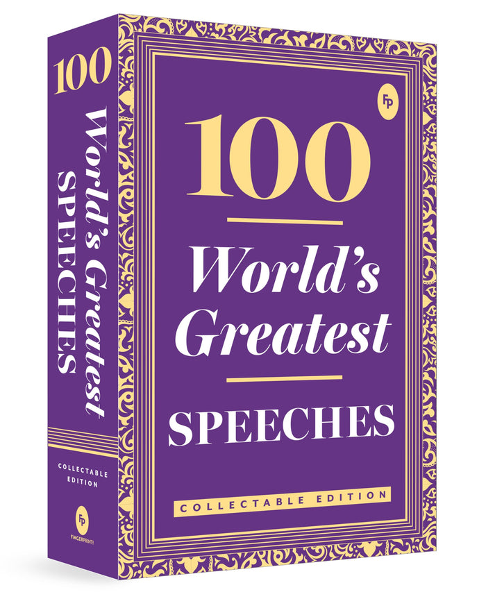 100 World s Greatest Speeches : Collectable Edition (Fingerprint Classics) - Paperback cover
