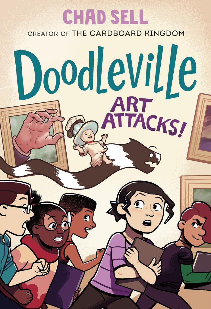 Doodleville #2: Art Attacks!: (A Graphic Novel) by Chad Sell - Paperback cover