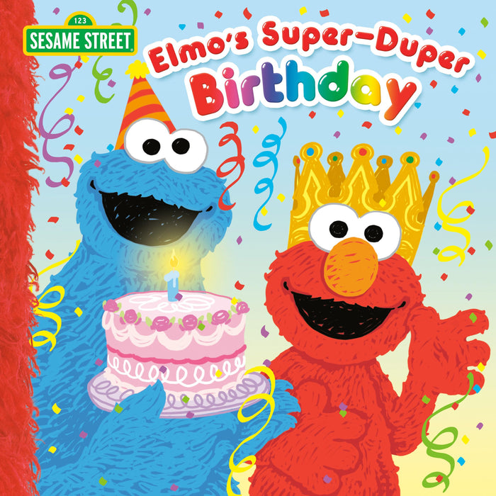 Elmo's Super-Duper Birthday (Sesame Street) (Pictureback) by Naomi Kleinberg - Paperback cover