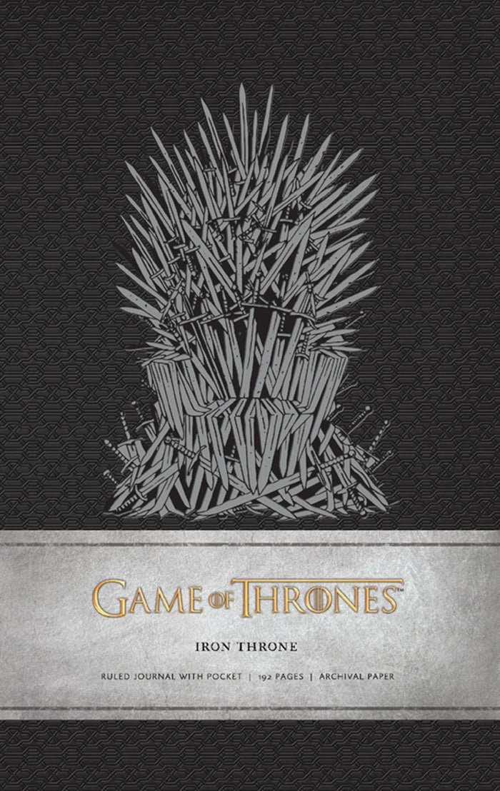Game of Thrones: Iron Throne Hardcover Ruled Journal by . HBO - Hardcover cover