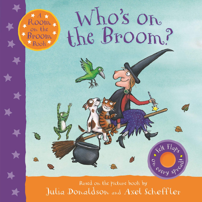 Who's on the Broom? by Julia Donaldson - Board Book cover