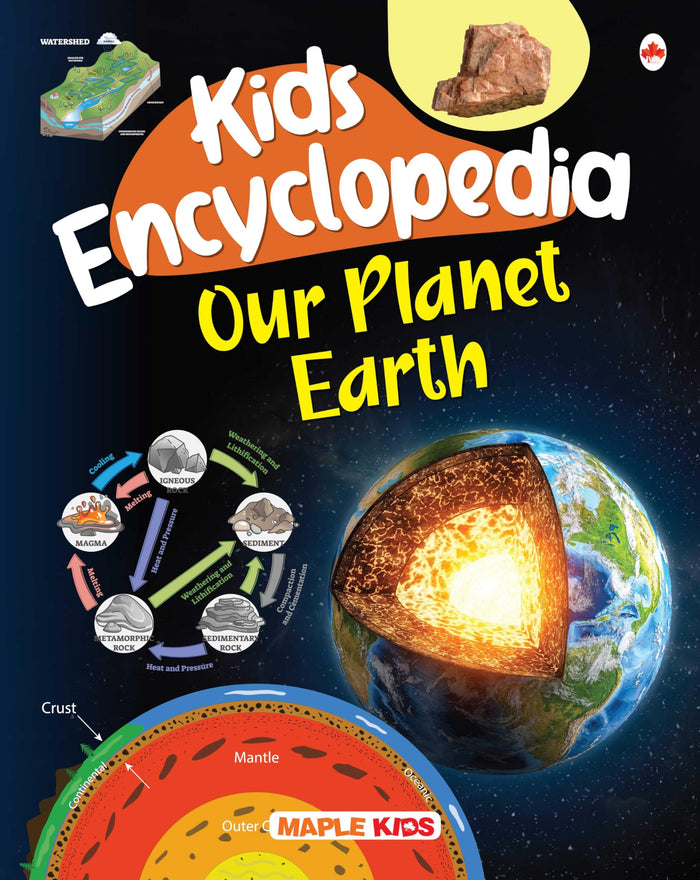 Kids Encyclopedia - Our Planet Earth by Maple Press - Paperback cover