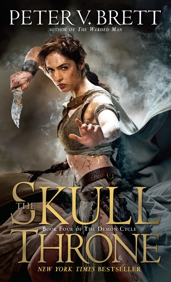The Skull Throne: Book Four of The Demon Cycle by Peter V. Brett - Mass Market Paperback cover