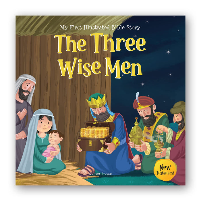 My First Illustrated Bible Story: The Three Wise Men - English / Popular Stories from Bible / Easy to Understand Children Books with Pictures / (My First Bible Stories) by Wonder House Books - Paperback cover