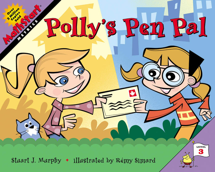Polly's Pen Pal: A MathStart Picture Book About Friendship and Measurement for Children (Ages 6-10) by Stuart J. Murphy - Paperback cover
